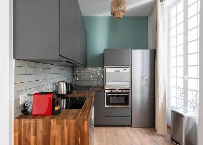 Les Petits Pavillons Appartements Standing 1 Chambre 4 Pers Clim Vieux-Port Marsella